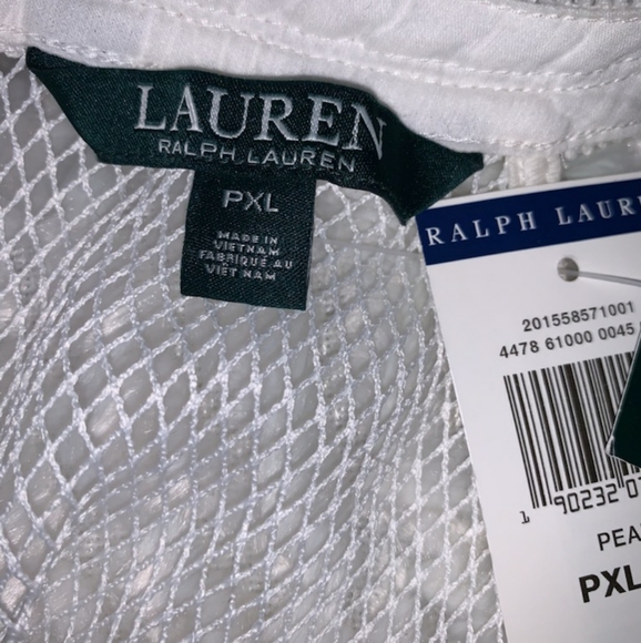 Lauren Ralph Lauren Blouse With Mesh At The Top - Picture 5 of 5